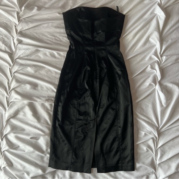 🖤Y2K BEBE Formal Bodycon Satin Dress🖤 - Picture 6 of 12